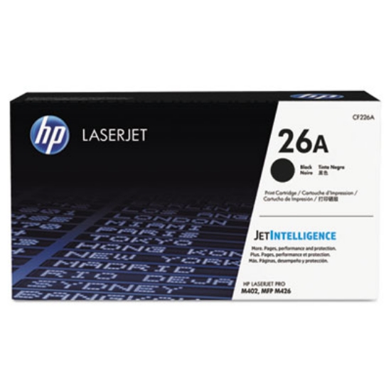 Picture of HP 26A, (CF226A) Black Original LaserJet Toner Cartridge