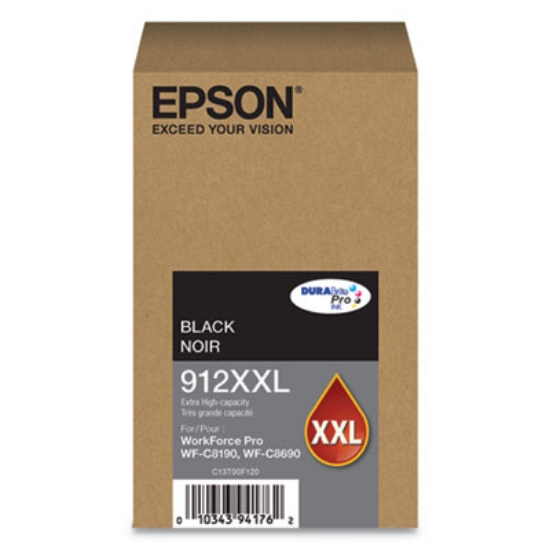 Picture of T912XXL120 (912XXL) DURABrite Pro Extra High-Yield Ink, 11500 Page-Yield, Black